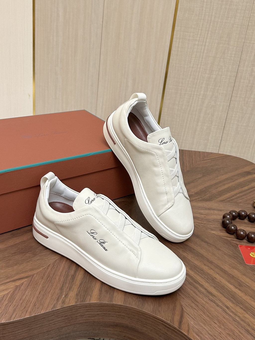 Loro Piana Slip-On Sneakers — front