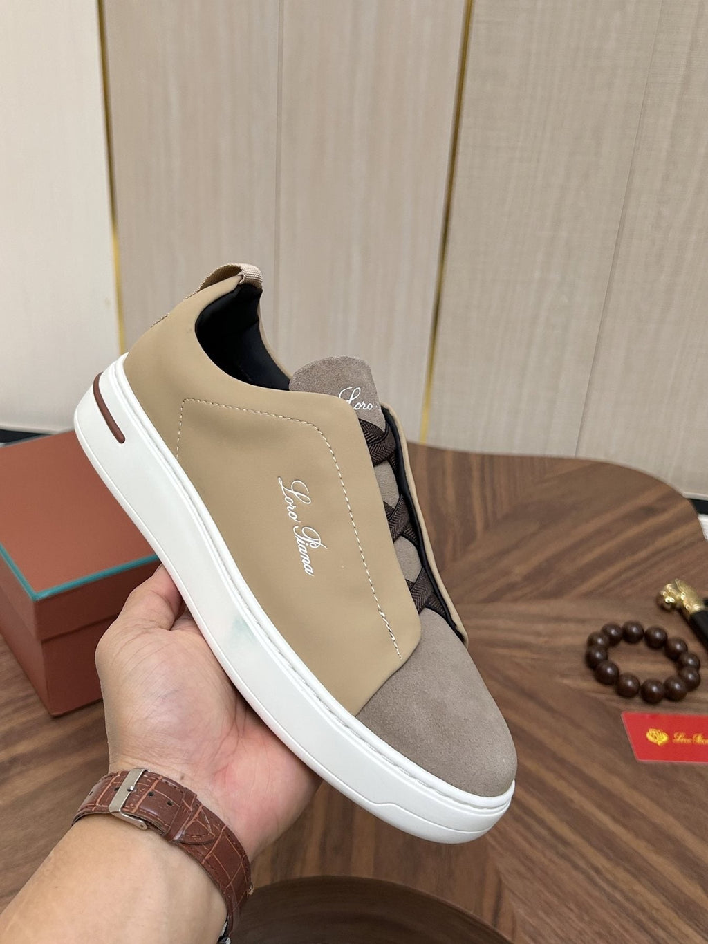 Loro Piana Slip-On Sneakers — model