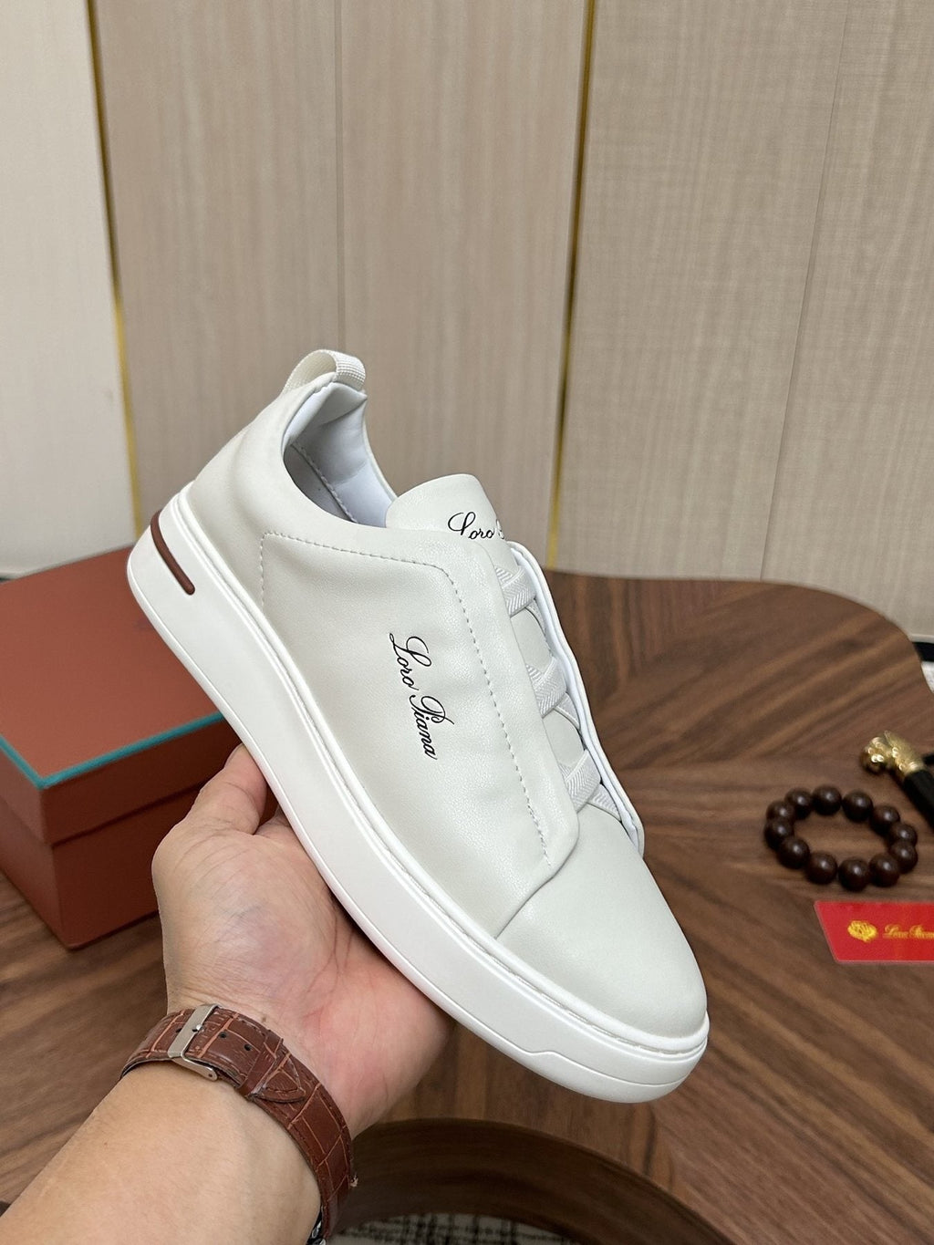 Loro Piana Slip-On Sneakers — side