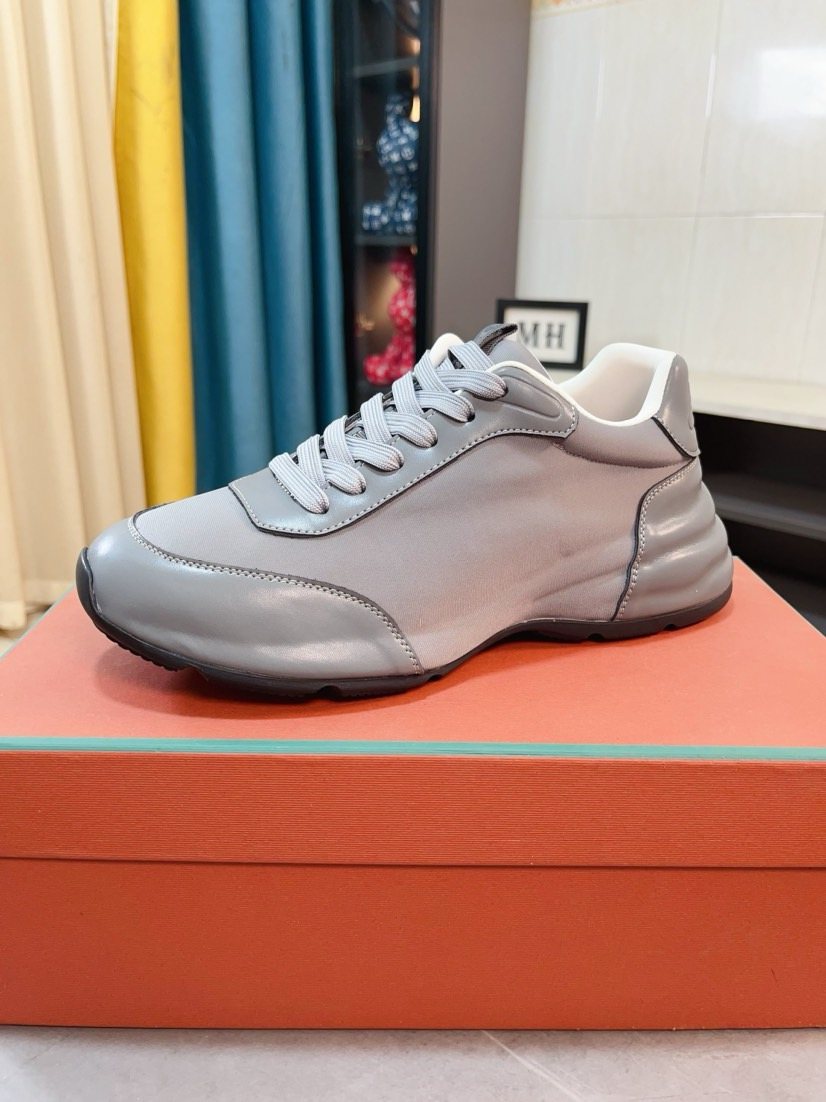 Loro Piana Sculpted-Sole Lace-Up Shoes — front