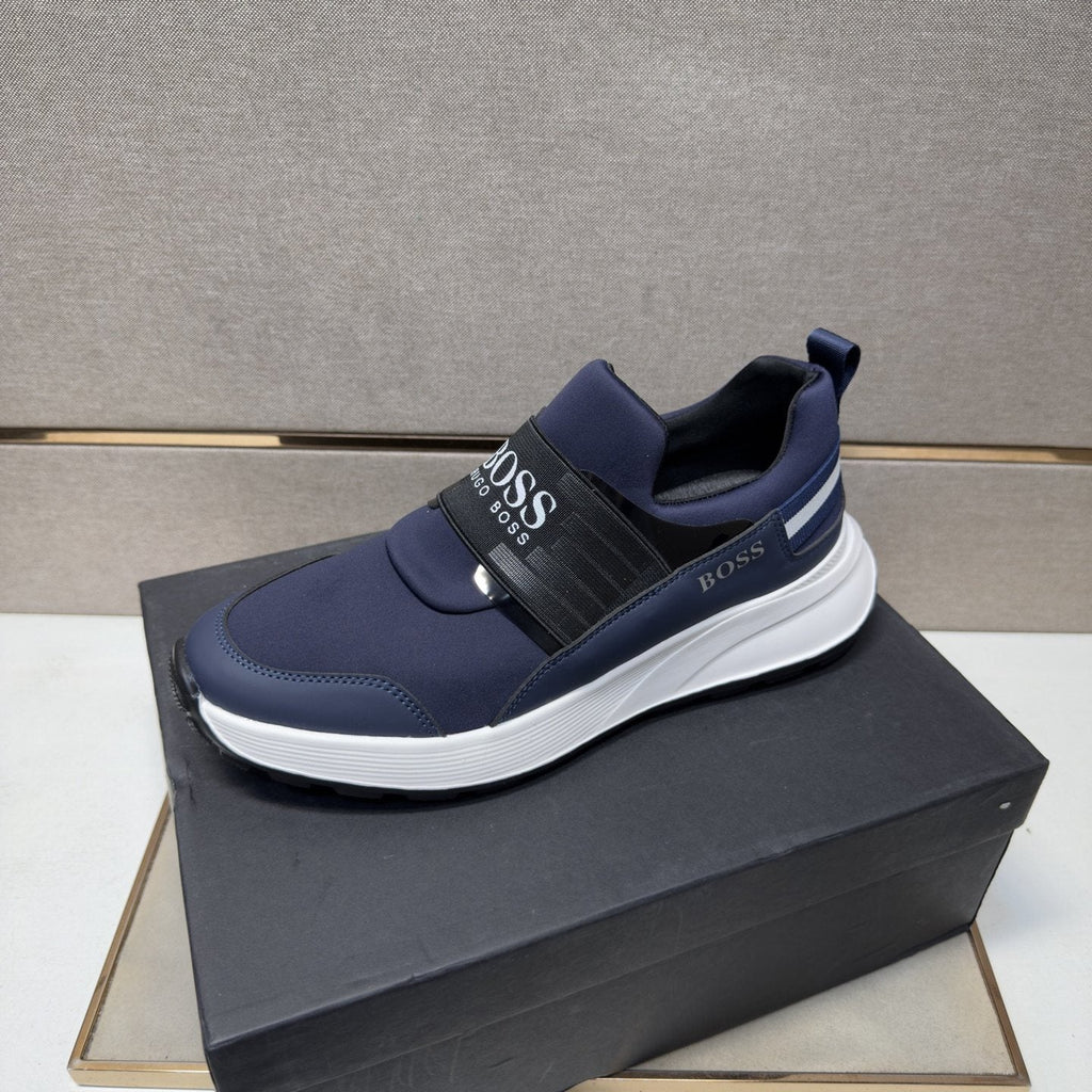Hugo Boss Strap Slip-On Sneakers — front