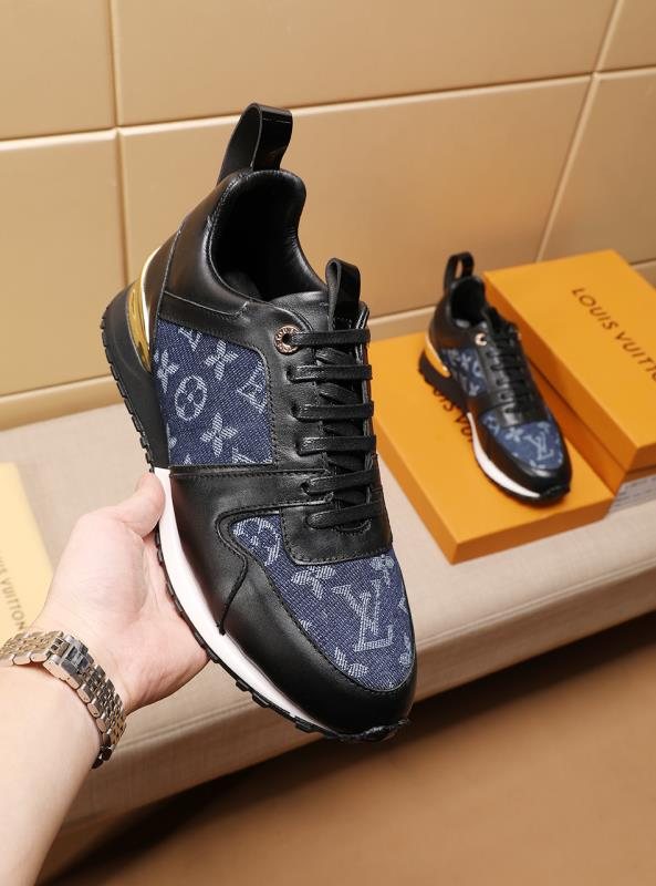 Louis Vuitton Monogram Panel Sneakers — model