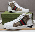 Gucci Men's Striped High-Top Sneakers — hero