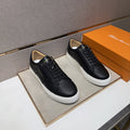 Santoni Textured Low-Top Sneakers — front