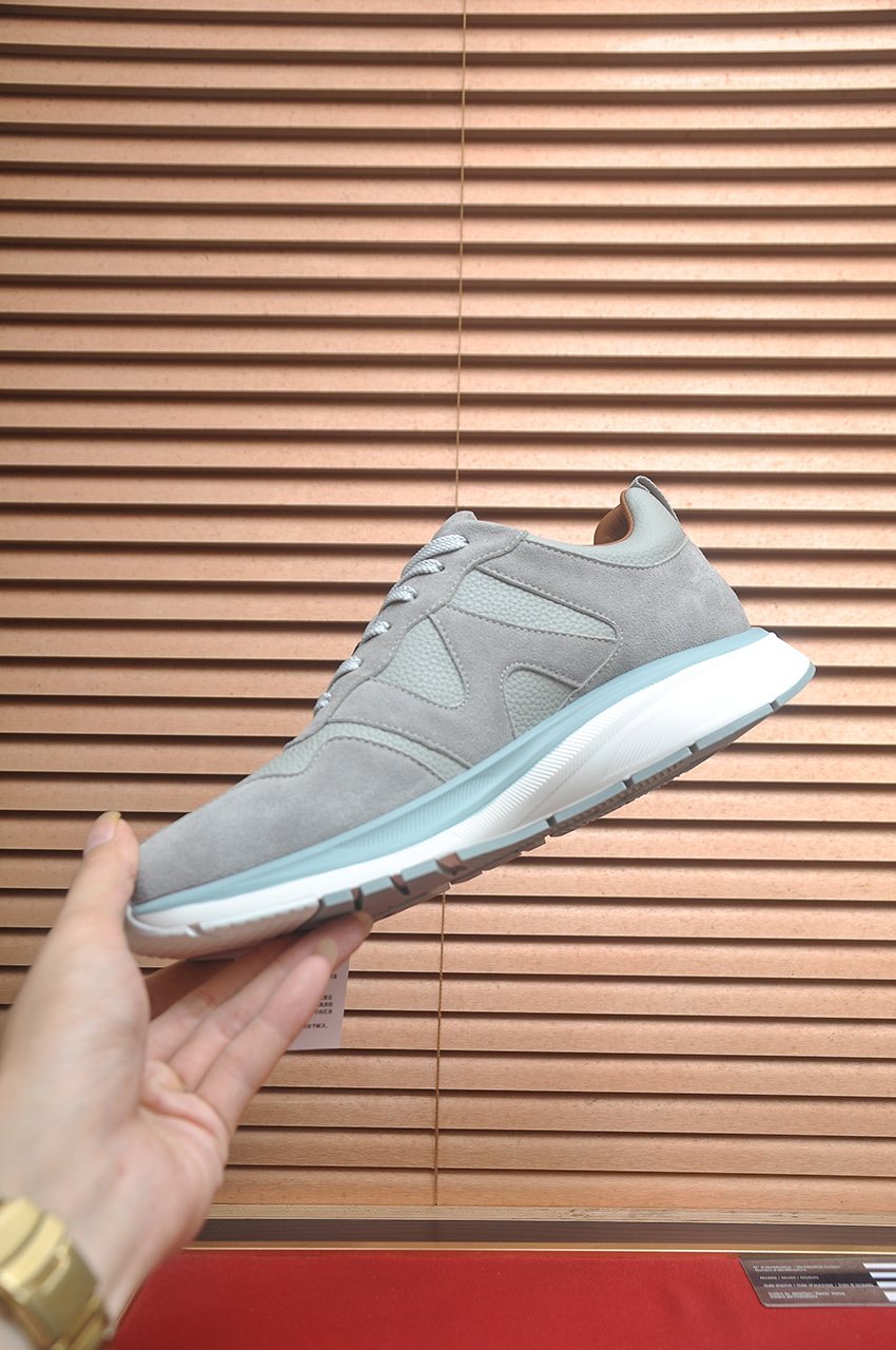 ZEGNA Low-Top Panel Sneakers — side