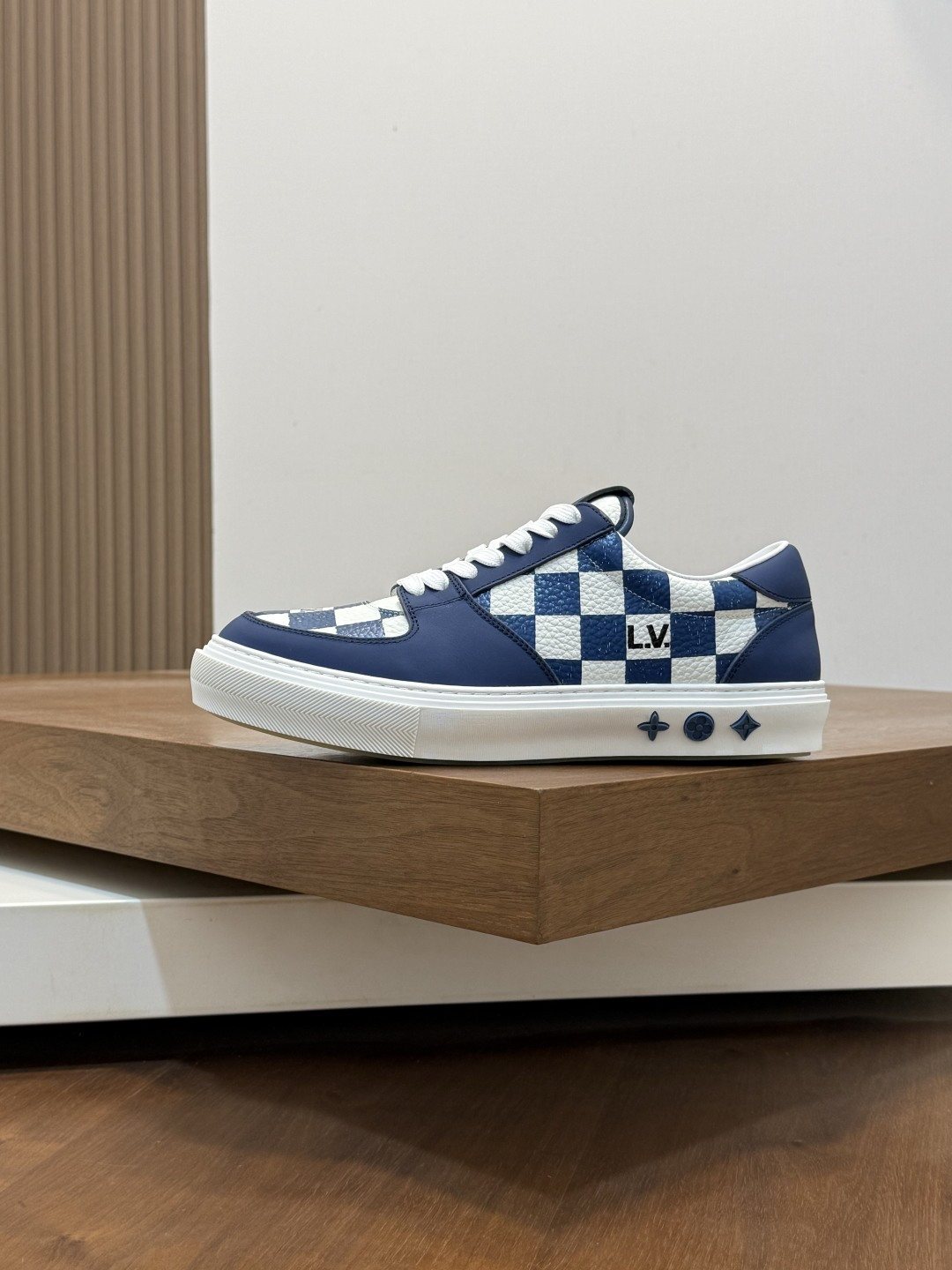 Louis Vuitton Checkerboard Low-Top Sneakers — side