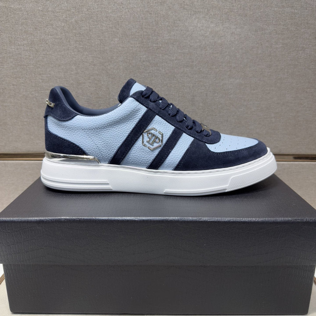 Philipp Plein Men's Paneled Low-Top Sneakers — side