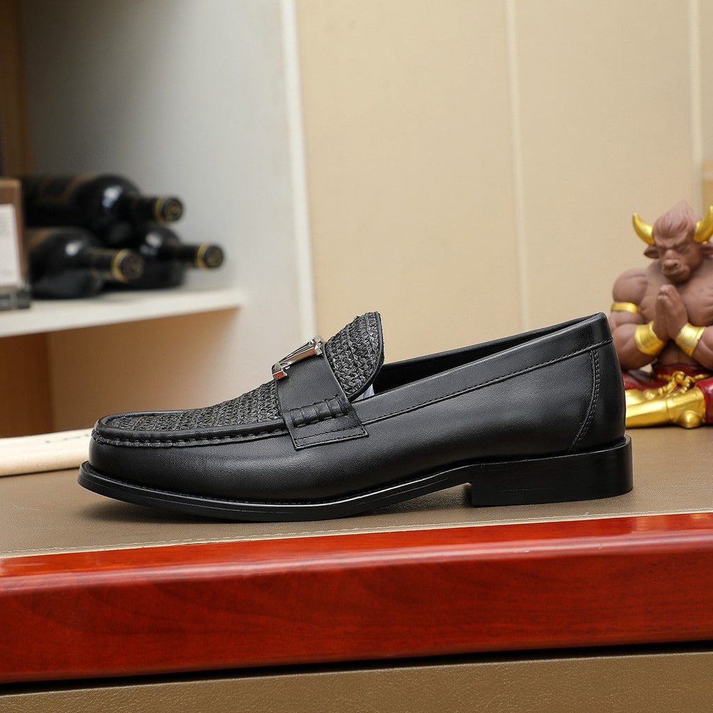 Louis Vuitton Woven Vamp Men’s Loafers — side