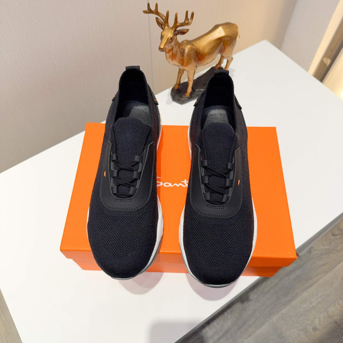 Santoni Knit Low-Top Sneakers — front