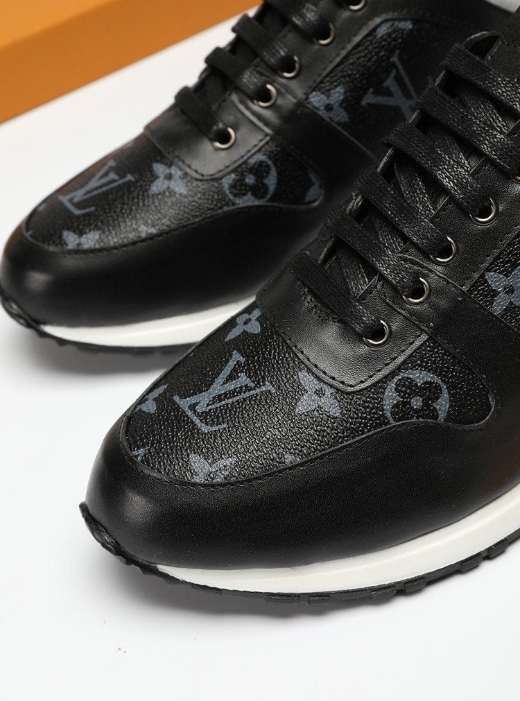 Louis Vuitton Patterned Panel Sneakers — detail