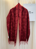 Coach C Motif Fringed Scarf — hero