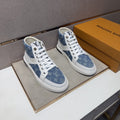 Louis Vuitton Patterned High-Top Sneakers — front