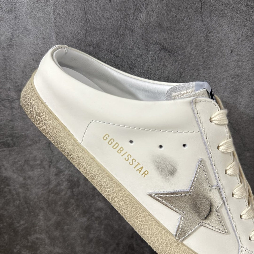 Golden Goose Silver Star Sneakers — detail