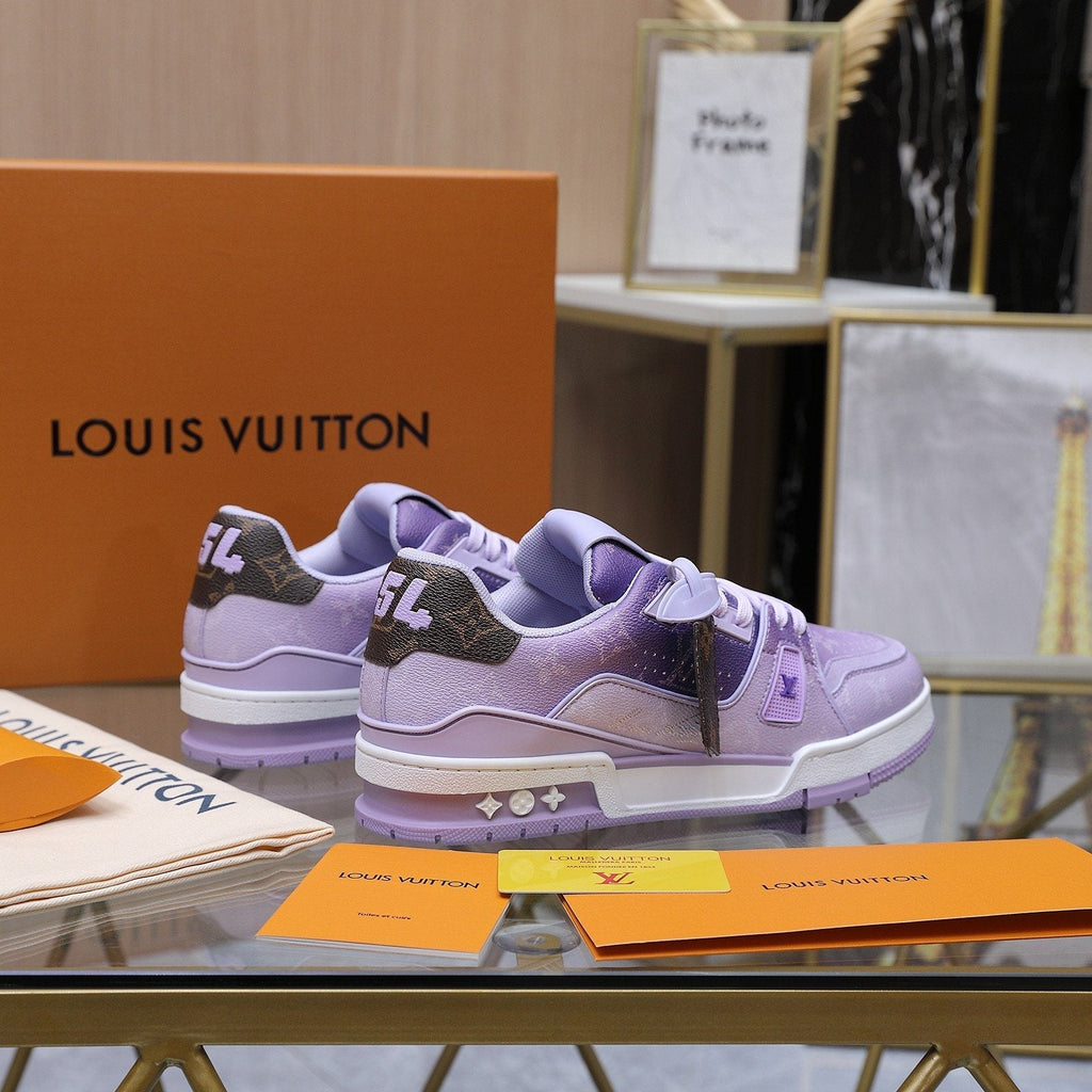 Louis Vuitton Color-Blocked Low-Top Sneakers — back