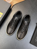 Zegna Zip-Front Slip-On Sneakers — front