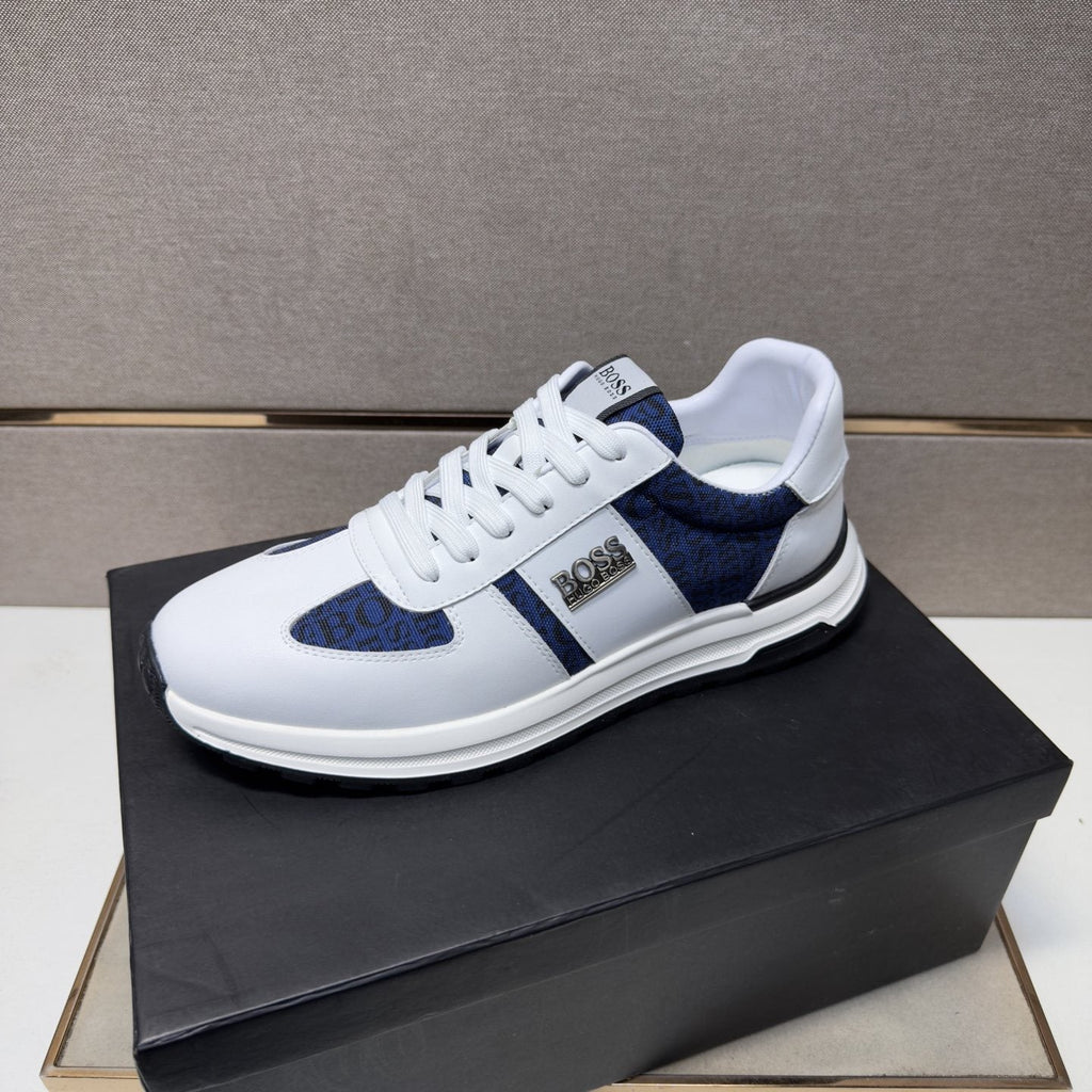 Hugo Boss Contrast-Panel Low-Top Sneakers — side