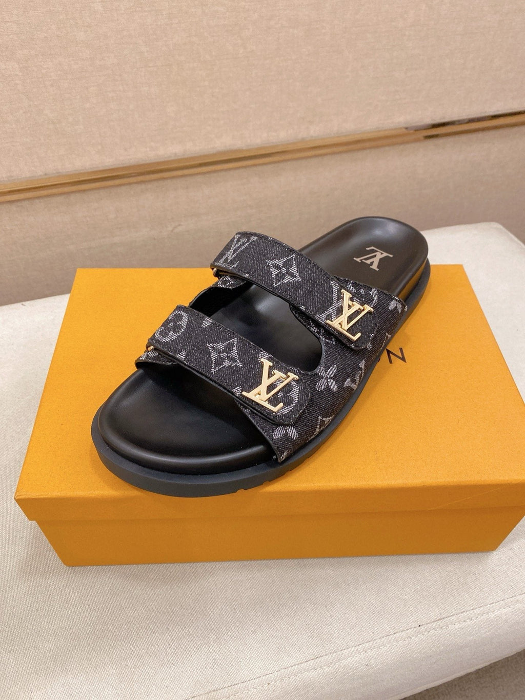 Louis Vuitton Double-Strap Slide Sandals — hero