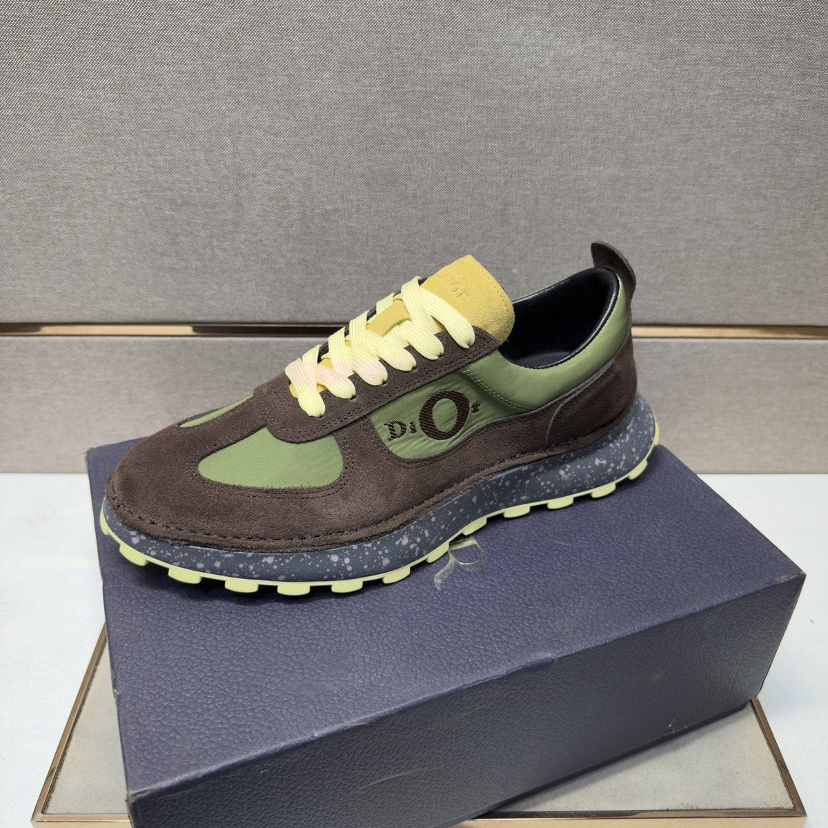 Dior Men's Paneled Lace-Up Sneakers — side