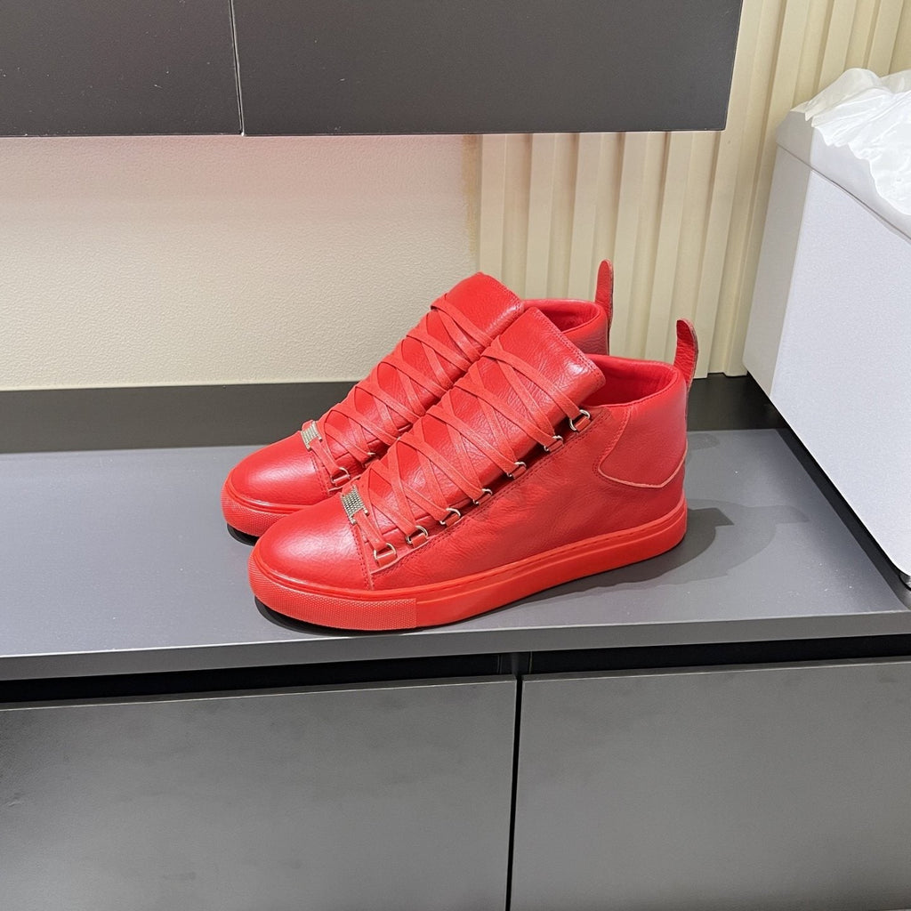 Balenciaga High-Top Lace-Up Sneakers — side