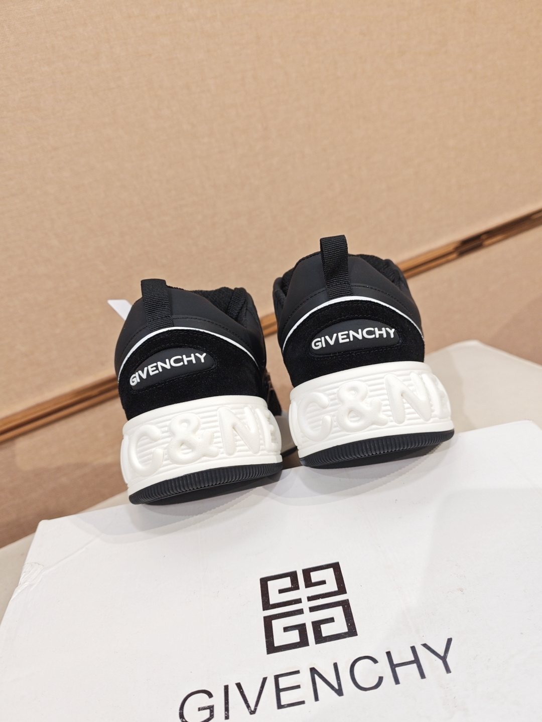 Givenchy Logo Low-Top Sneakers — back