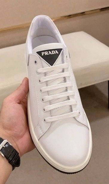 Prada Men's Low-Top Lace-Up Sneakers — hero