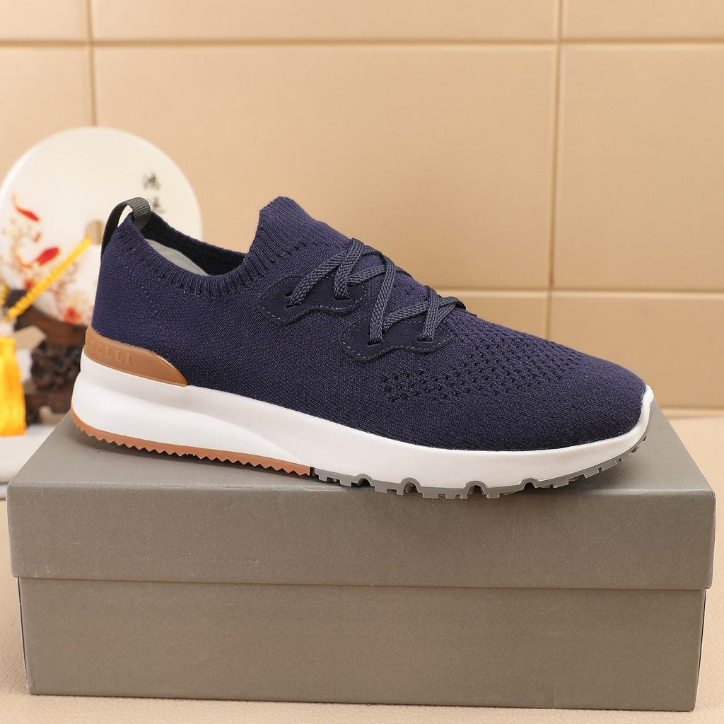 Brunello Cucinelli Knit Sneakers — side
