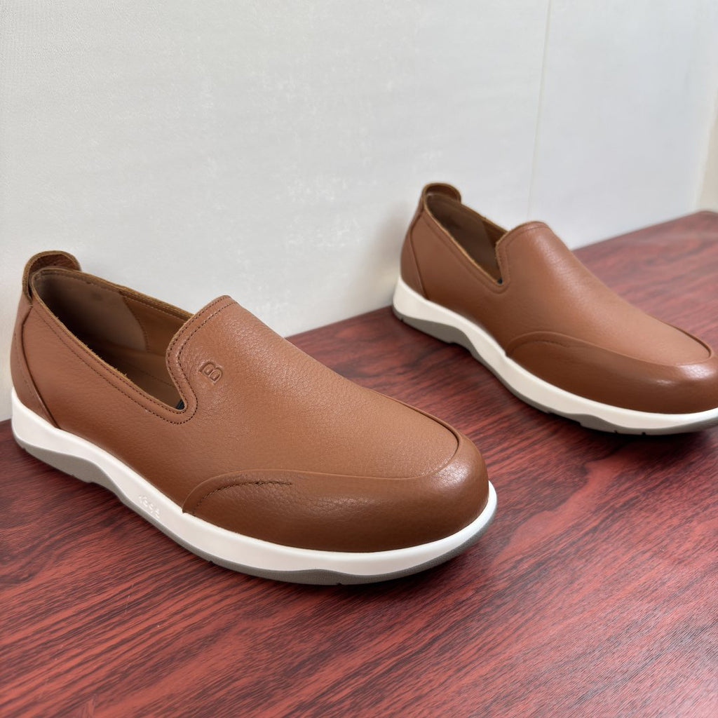 Berluti Pebbled Leather Slip-On Loafers — hero