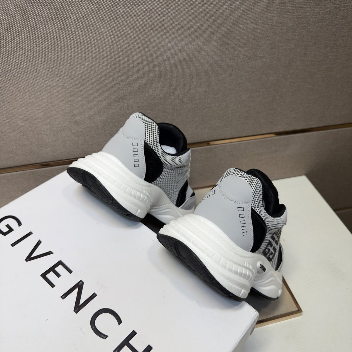 Givenchy Paneled Low-Top Sneakers — back