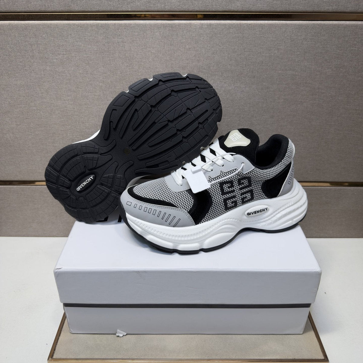 Givenchy Paneled Low-Top Sneakers — detail