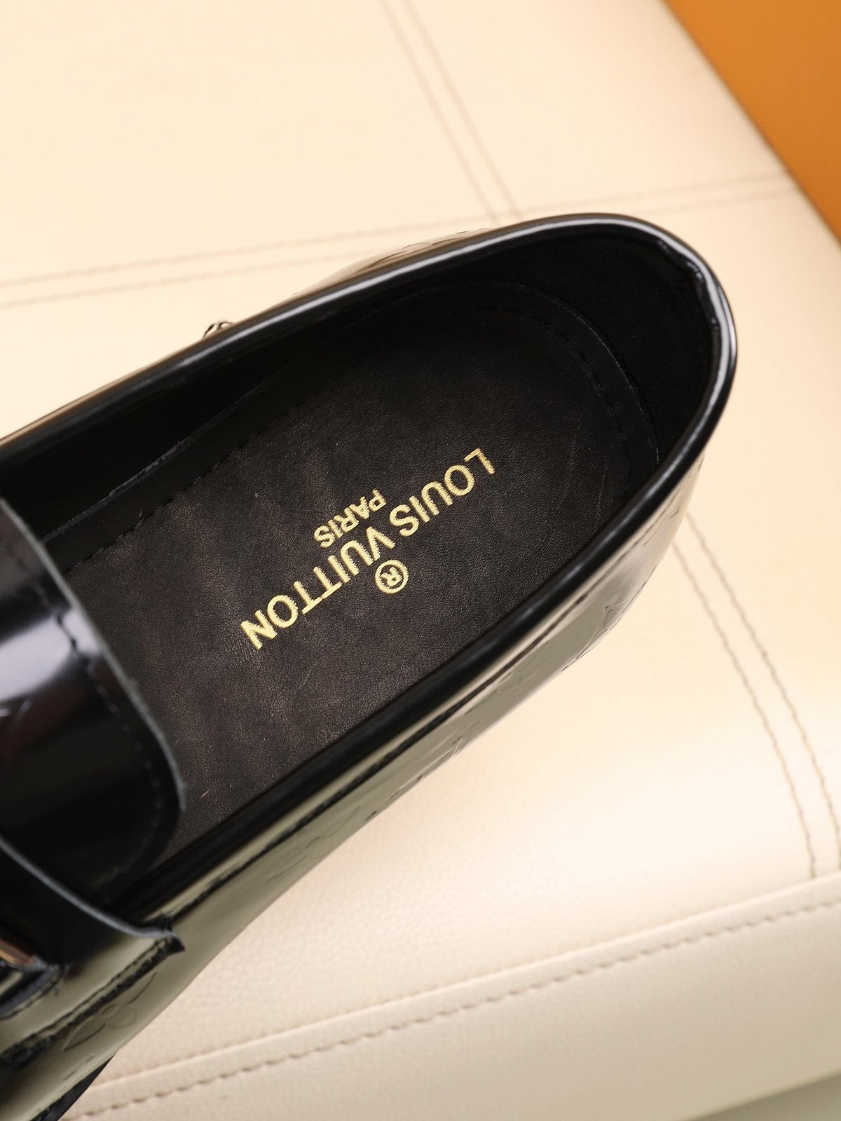 Louis Vuitton Embossed Bit Loafers — side