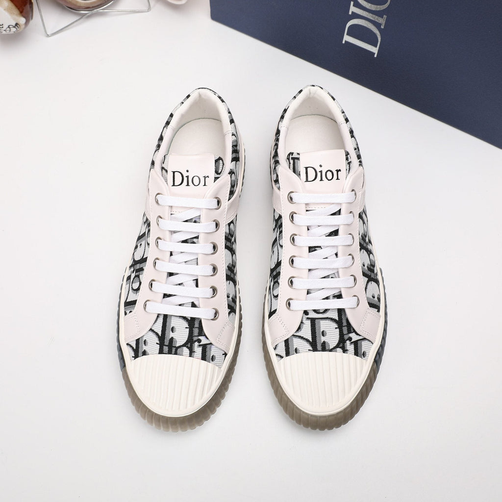 Dior Patterned High-Top Sneakers — front