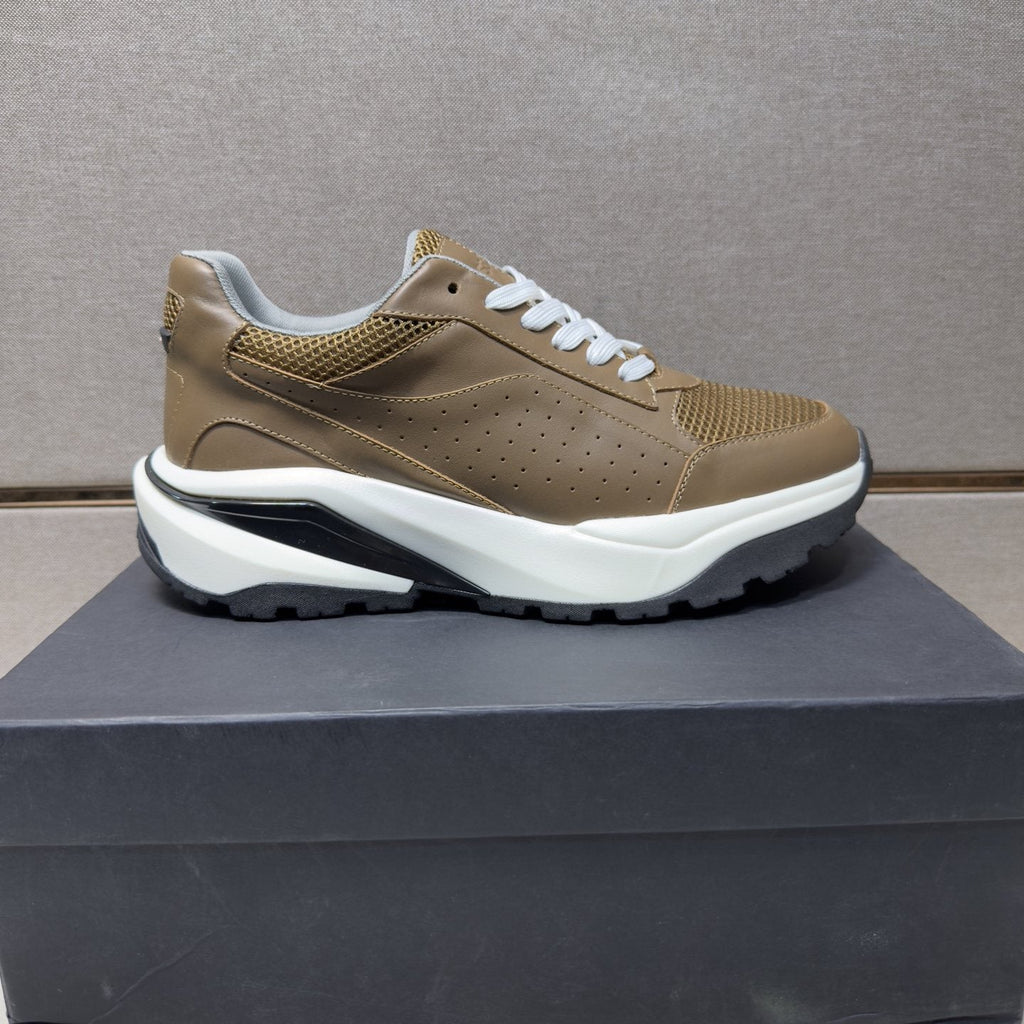 HUGO BOSS Mesh-Textured Casual Sneakers — front