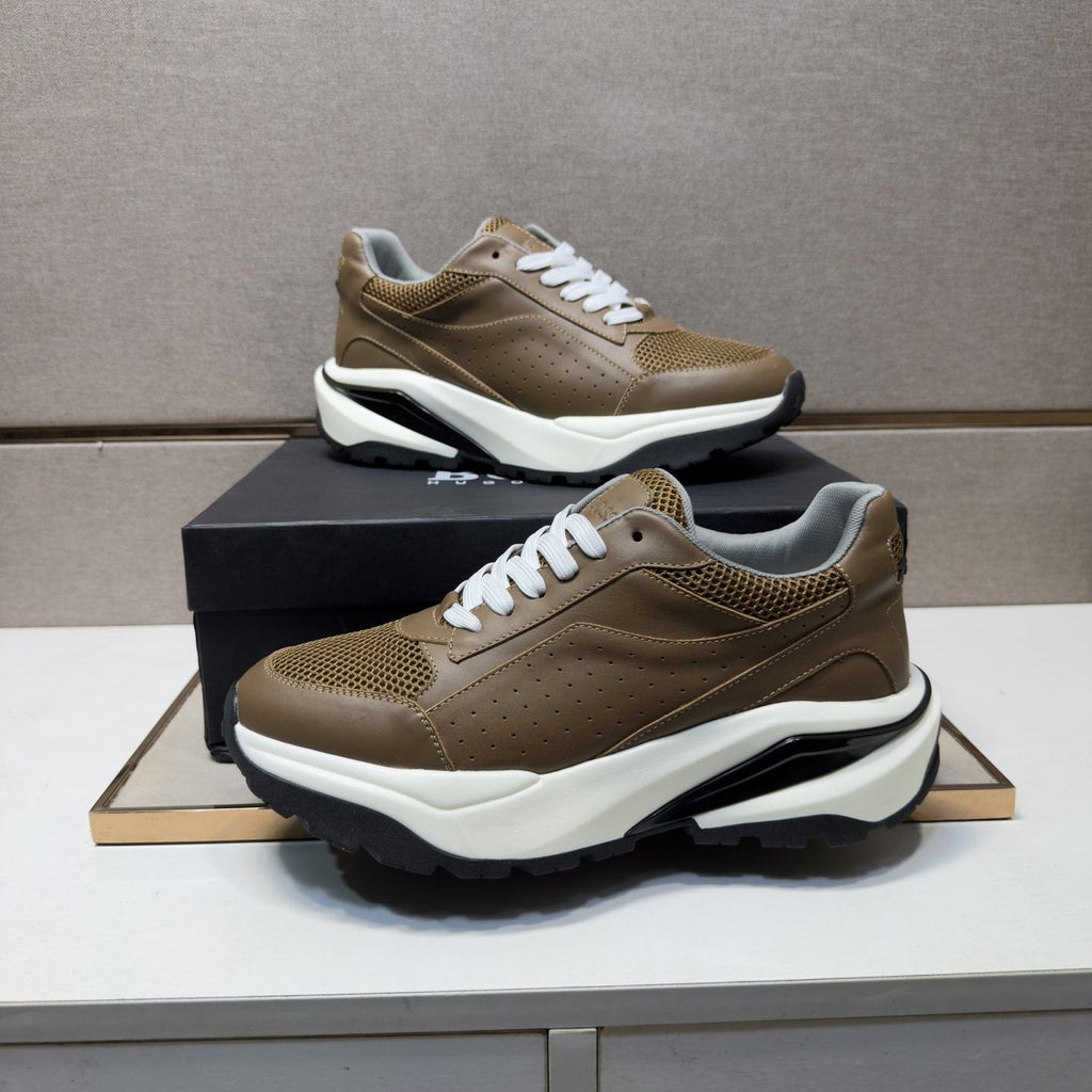 HUGO BOSS Mesh-Textured Casual Sneakers — model