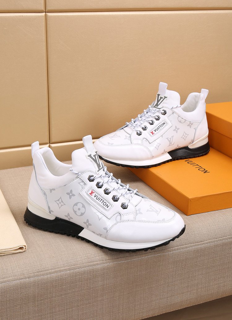 Louis Vuitton Monogram High-Top Sneakers — front