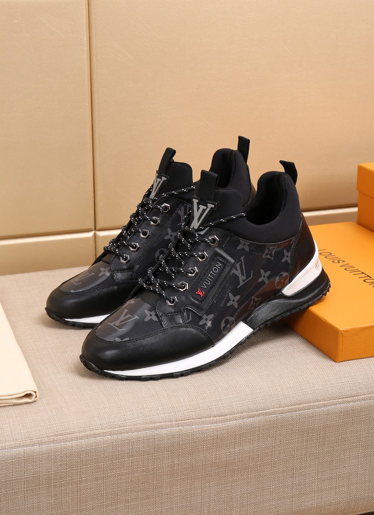 Louis Vuitton Monogram High-Top Sneakers — front