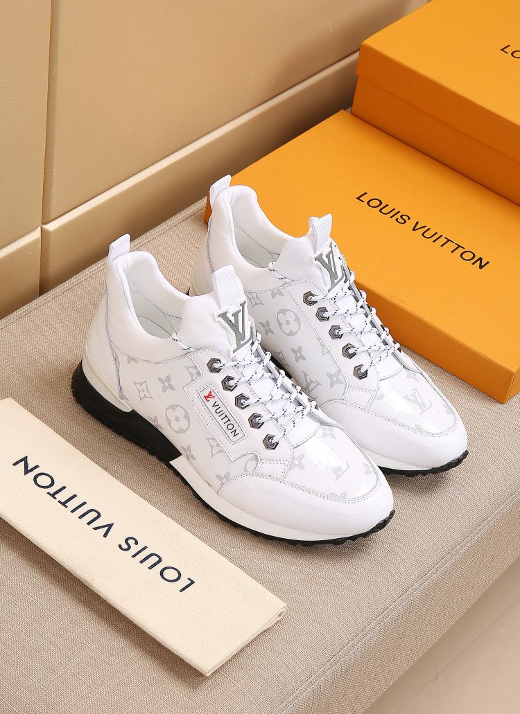 Louis Vuitton Monogram High-Top Sneakers — front