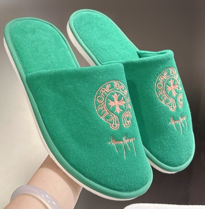 Comehearts Embroidered Open-Back Slippers — hero