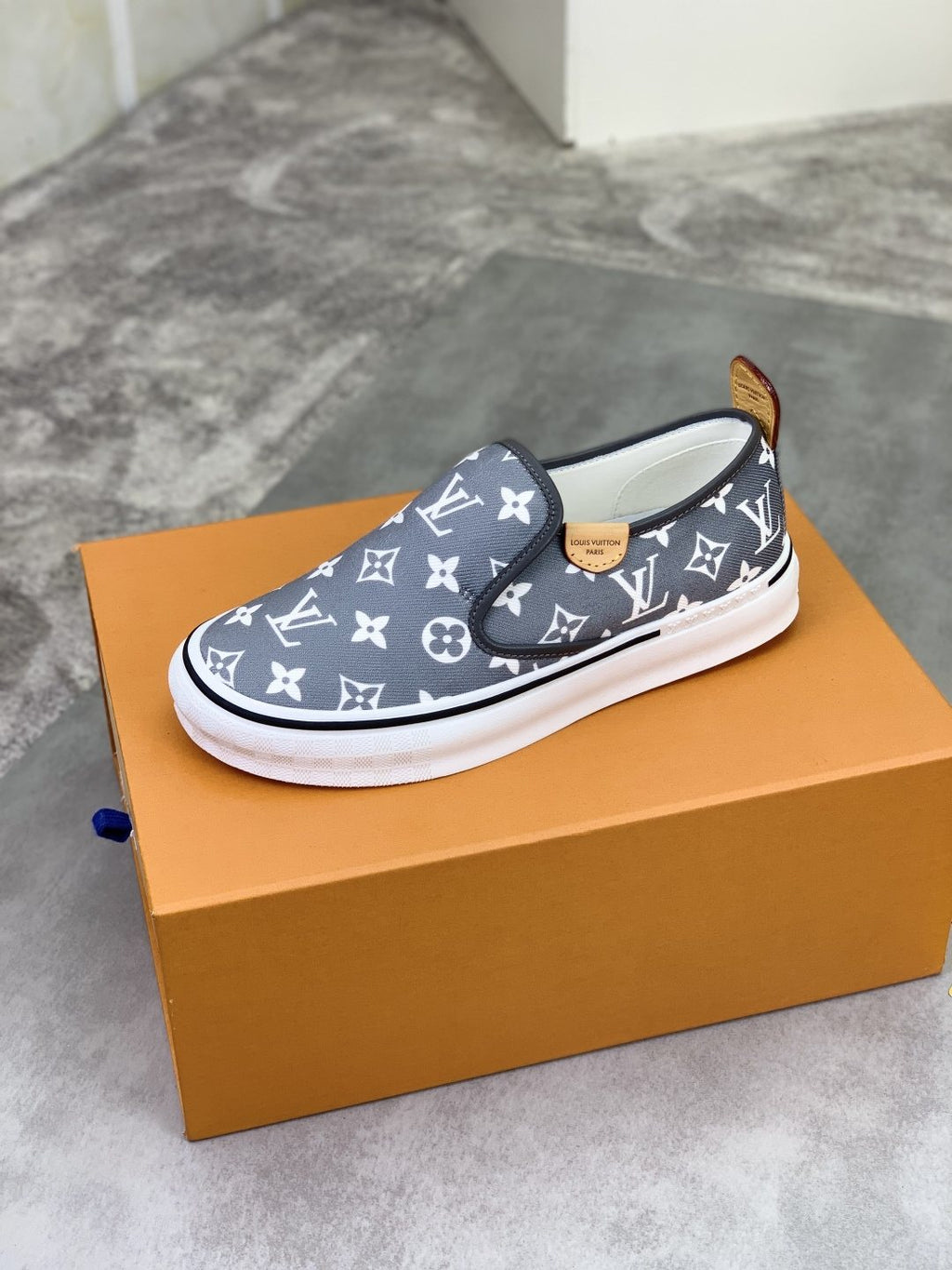 Louis Vuitton Monogram Slip-On Sneakers — side