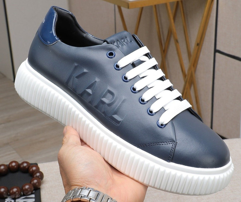 Karl Lagerfeld Embossed Logo Low-Top Sneakers — hero