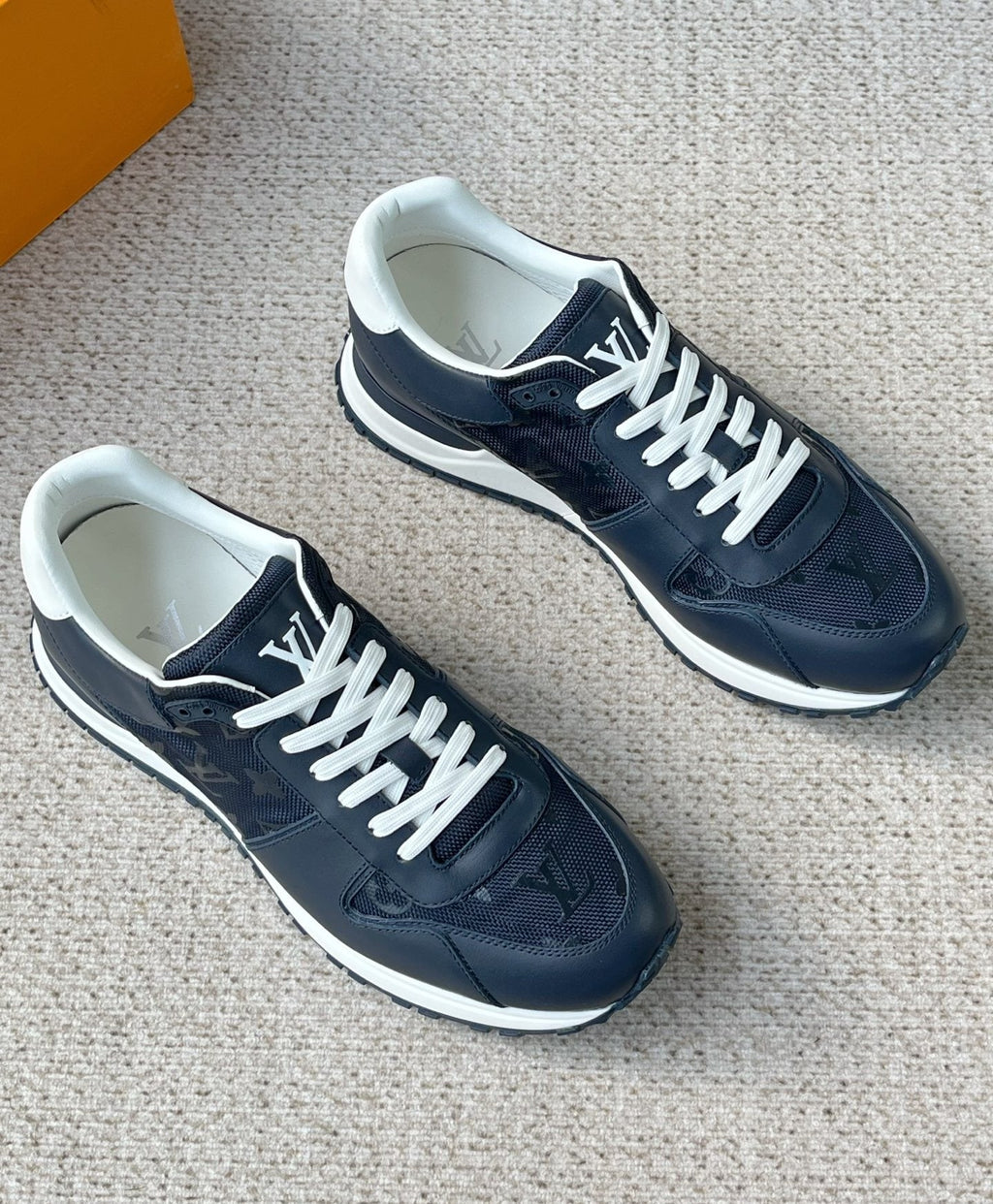 Louis Vuitton Monogram Panel Low-Top Sneakers — back