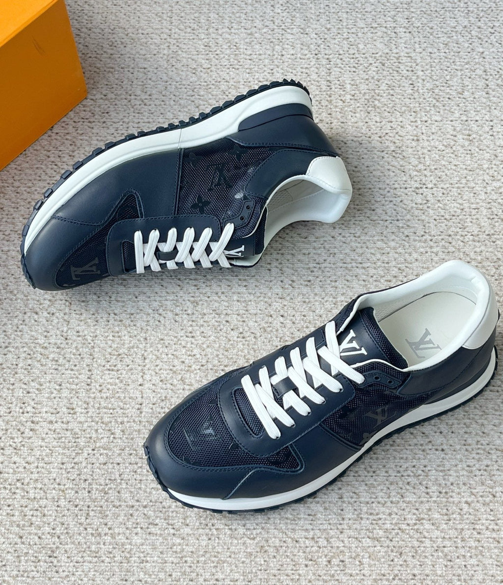 Louis Vuitton Monogram Panel Low-Top Sneakers — front