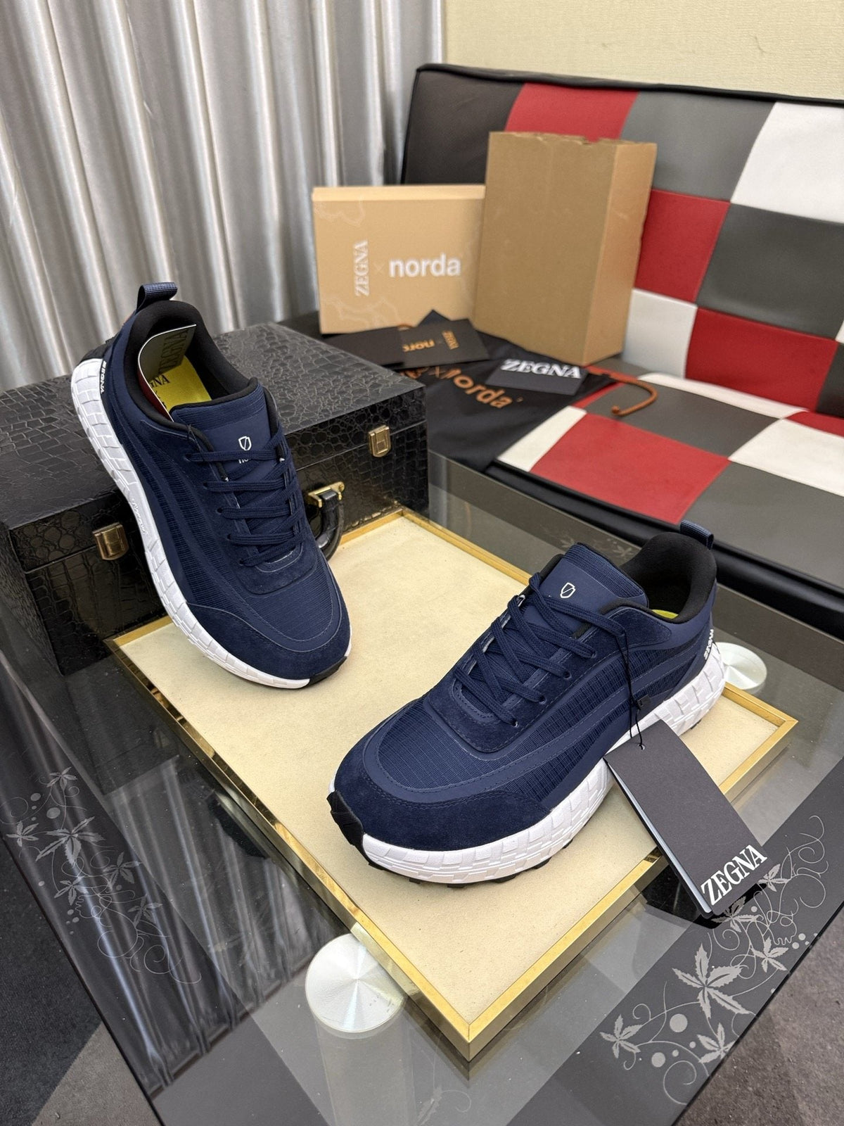 ZEGNA 001 Low-Top Running Shoes — hero