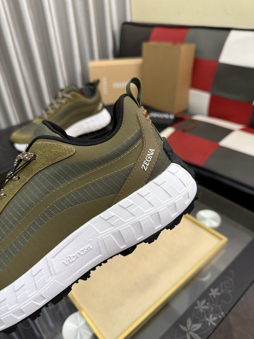 ZEGNA 001 Low-Top Running Shoes — detail