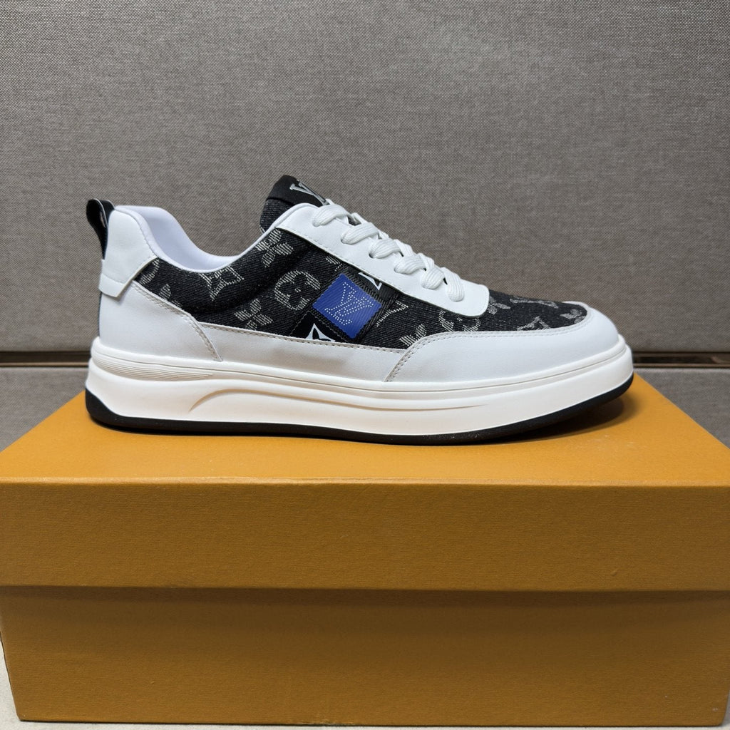 Louis Vuitton Patterned Low-Top Sneakers — side