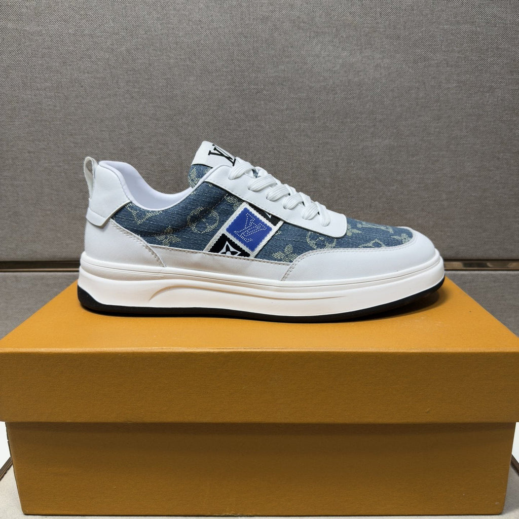 Louis Vuitton Patterned Low-Top Sneakers — side