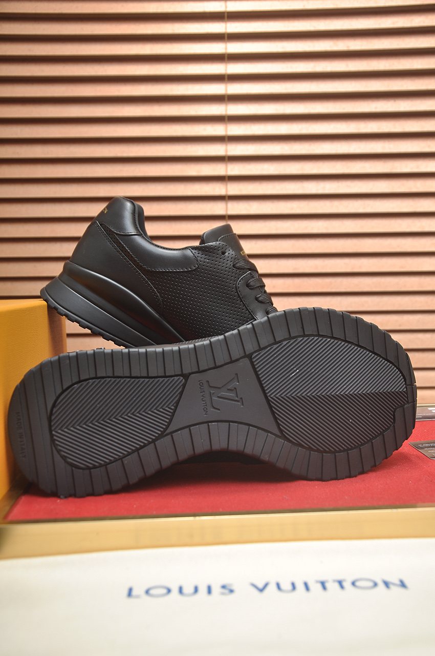Louis Vuitton Perforated Low-Top Sneakers — back