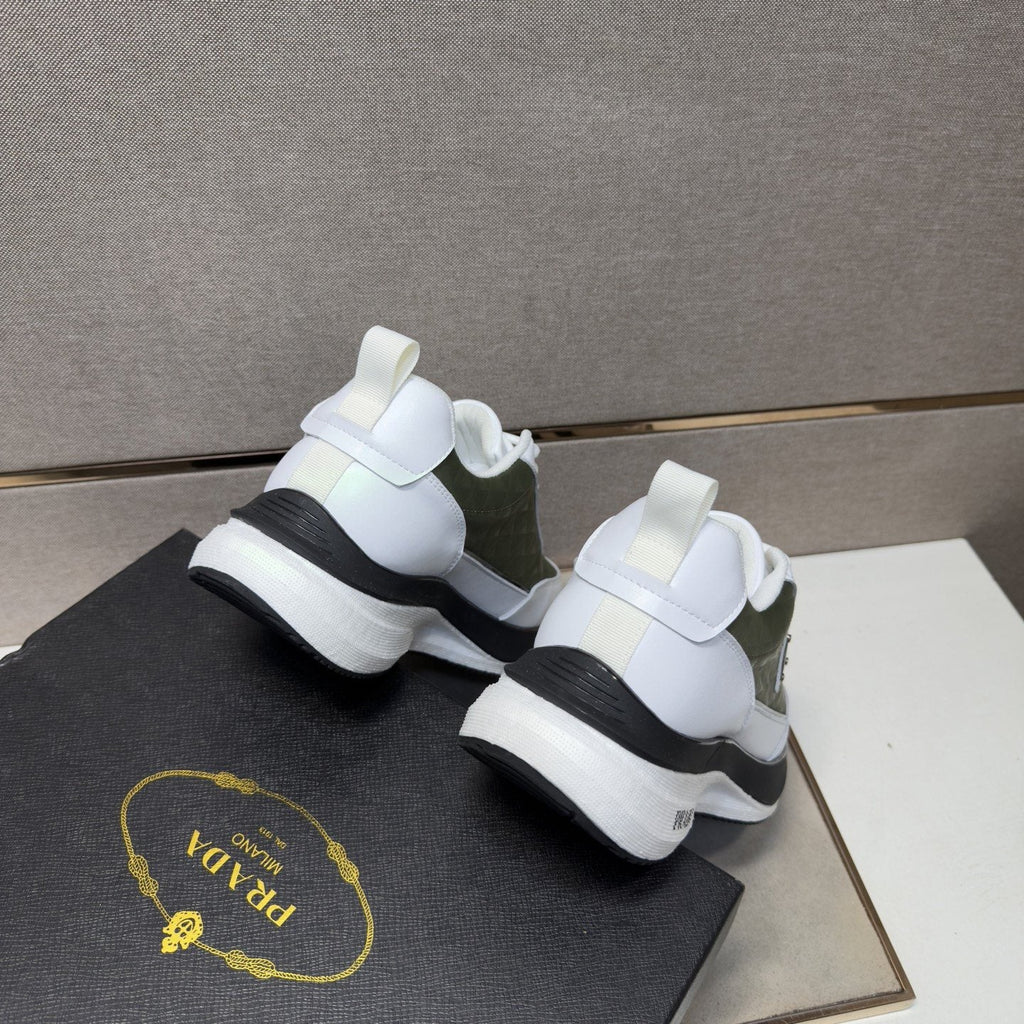 Prada Quilted Panel Sneakers — back