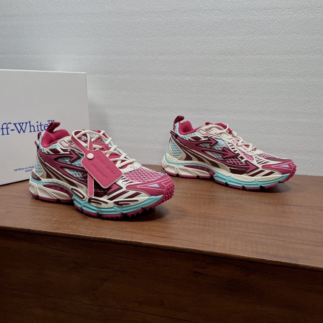 Off-White Layered Running Shoes — model