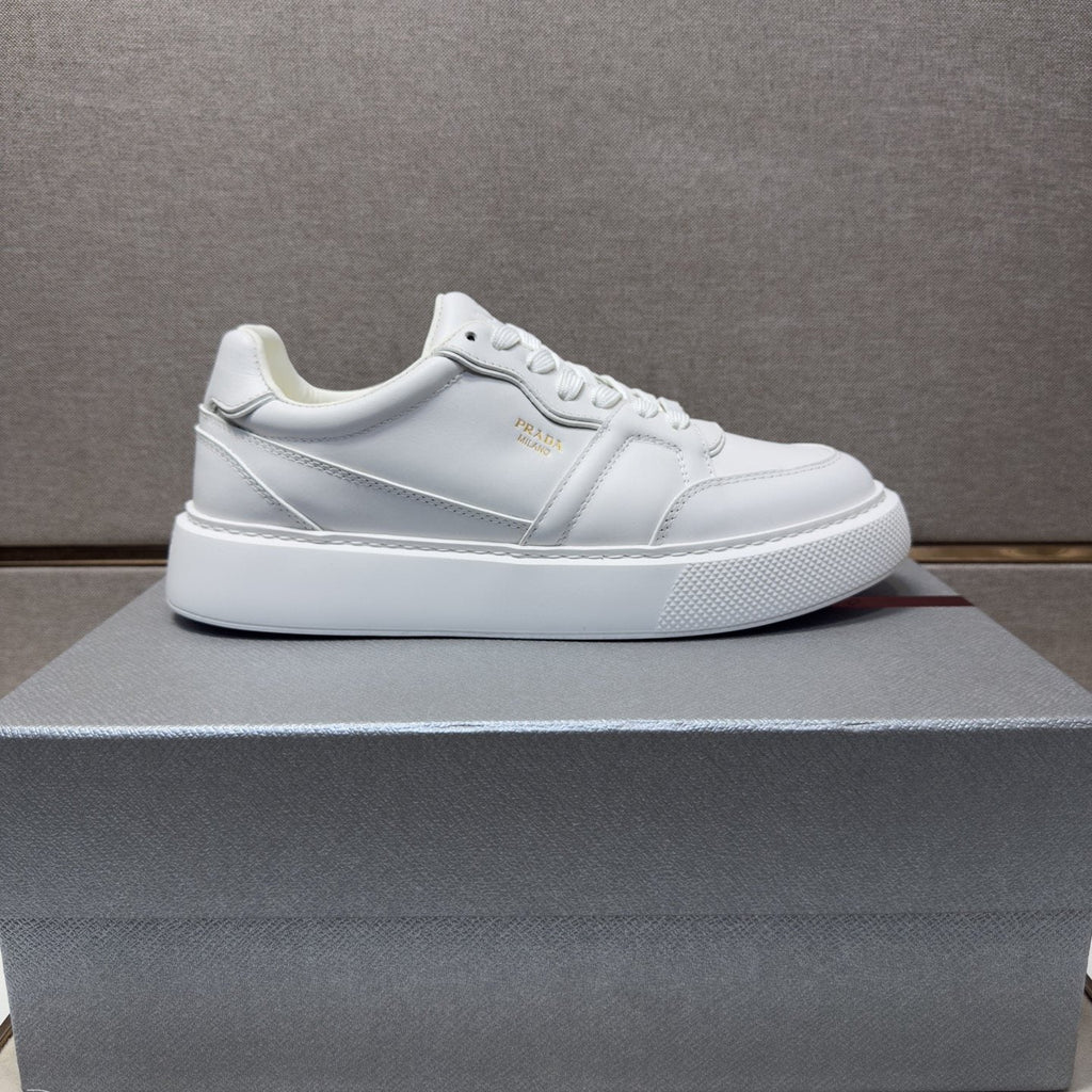 Prada Men's Paneled Low-Top Sneakers — side