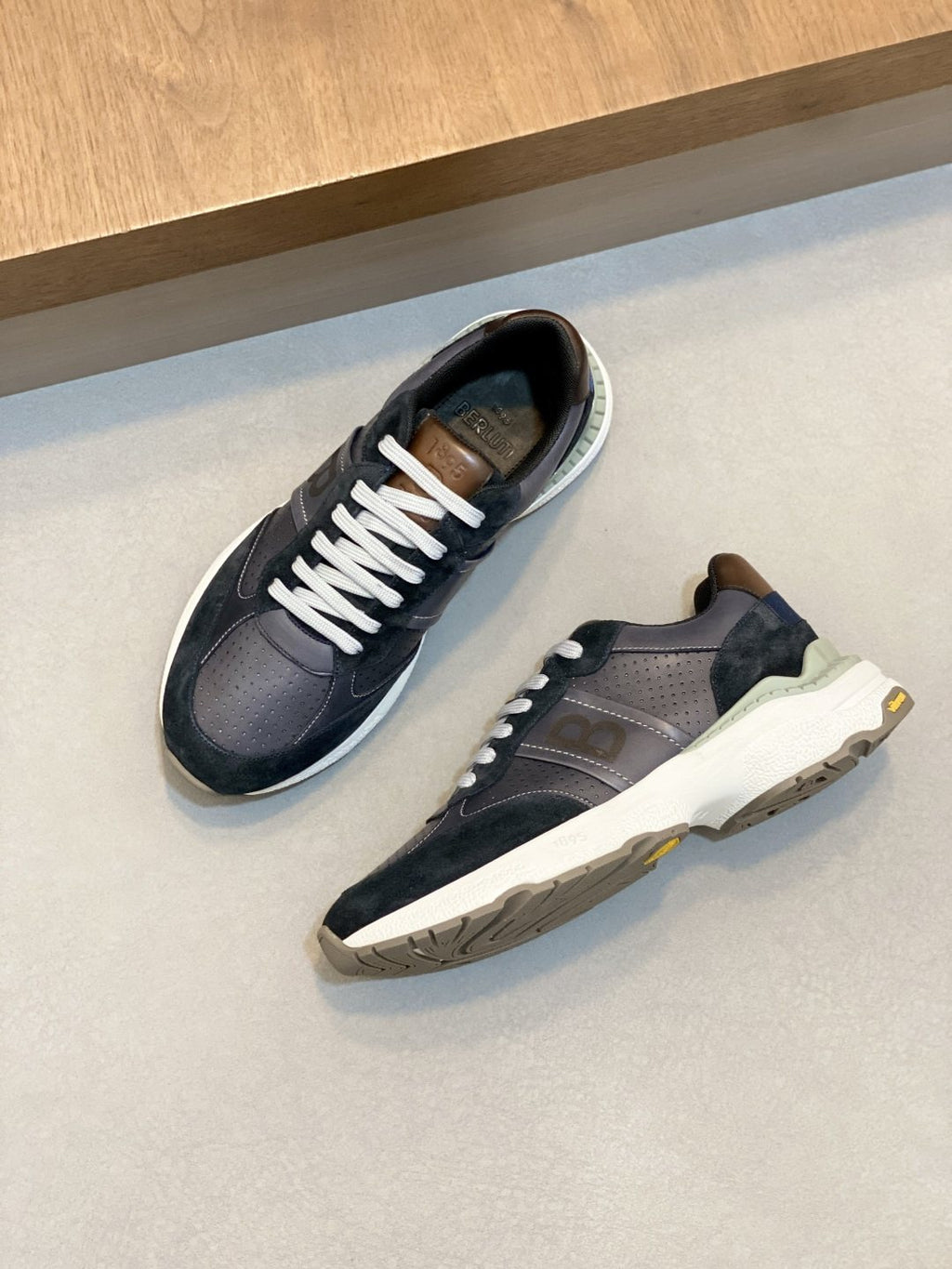 Berluti Sport Track Low-Top Sneakers — front